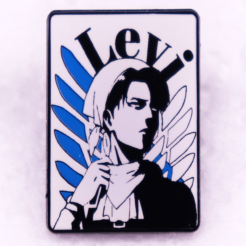 Levi Jewelry & Watches Inc - Angriff auf Titan Levi Ackerman Emaille