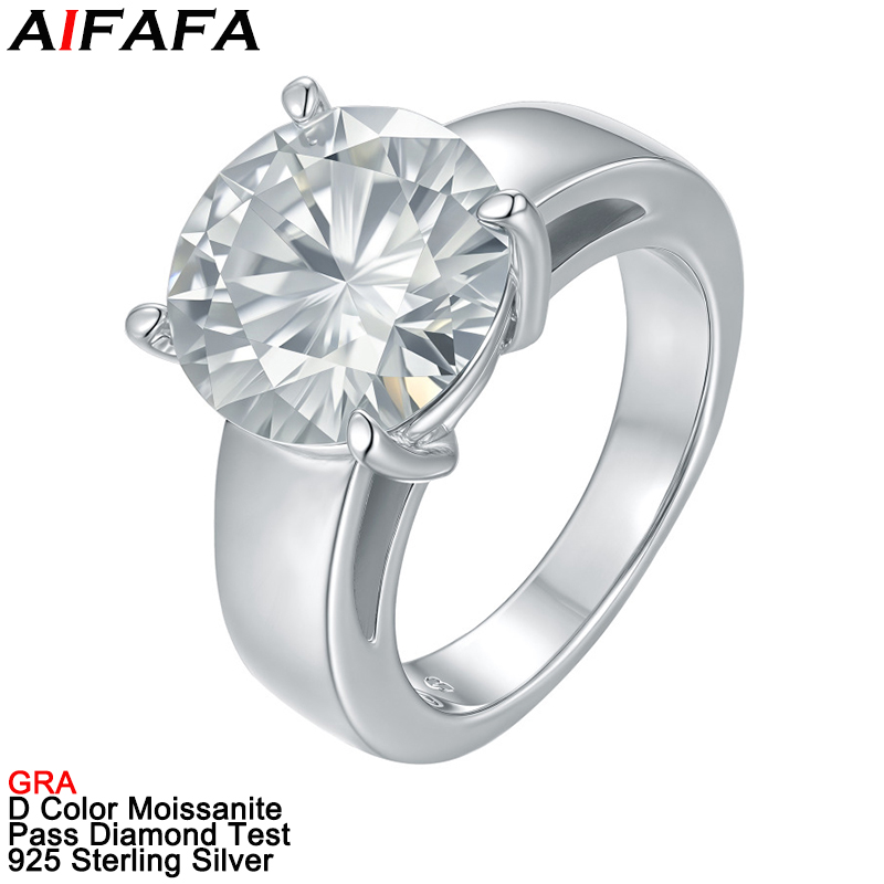 Moissanite Ring - 2 Karat D Farbe Moissanit Diamant