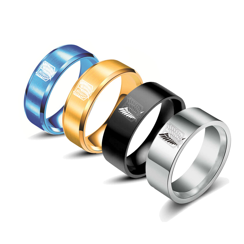 Levi Jewelry & Watches Inc - 4 Stück Anime Trendige Charms Attack