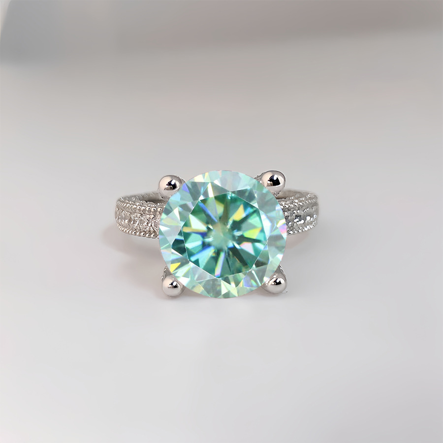 5 Karat echte Moissanit-Diaman – Moissanite Ring Bewertung und Preis