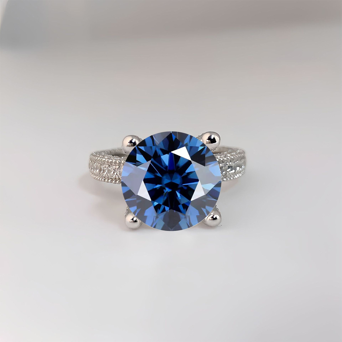 5 Karat echte Moissanit-Diaman – Moissanite Ring Bewertung und Preis