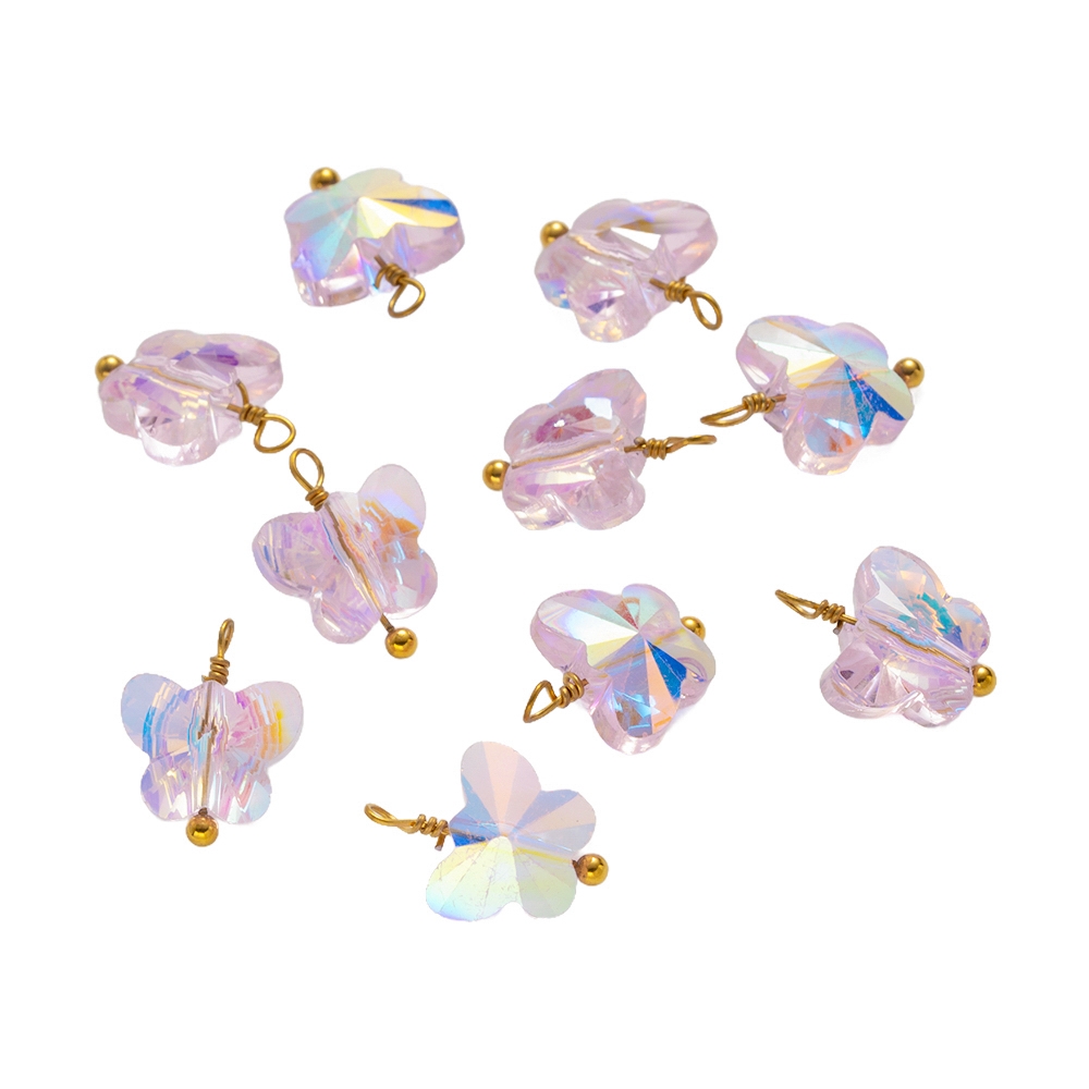 5 Stück Laser-Blumen-Schmetter – Butterfly Pendant Necklace Bewertung und Preis