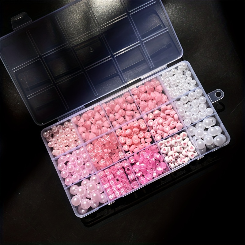 10-teilige rosa Alphabet-Box,  – Charm Bracelet Beads Bewertung und Preis