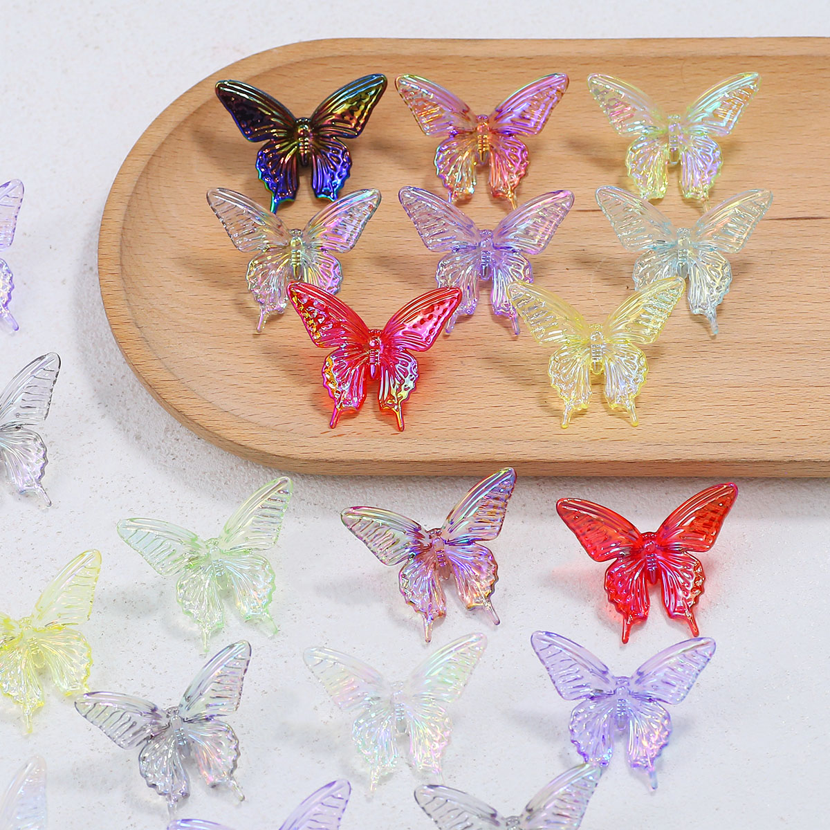 38*34mm Acryl Schmetterling UV – Butterfly Pendant Necklace Bewertung und Preis