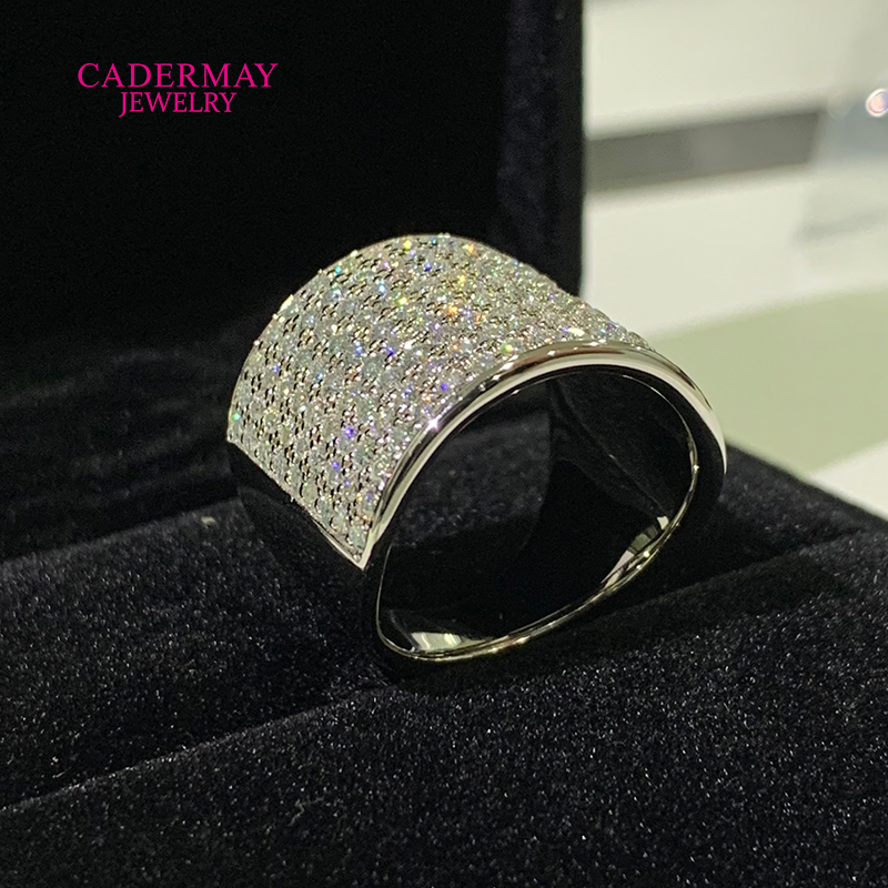 Hip-Hop-Schmuck Runder Moissan – Moissanite Ring Bewertung und Preis