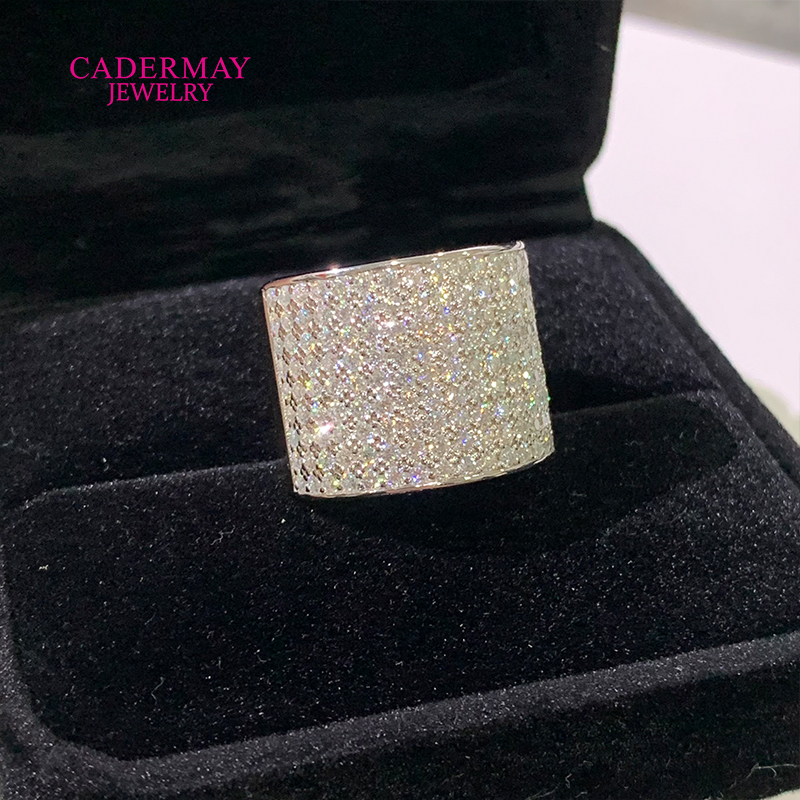 Hip-Hop-Schmuck Runder Moissan – Moissanite Ring Bewertung und Preis
