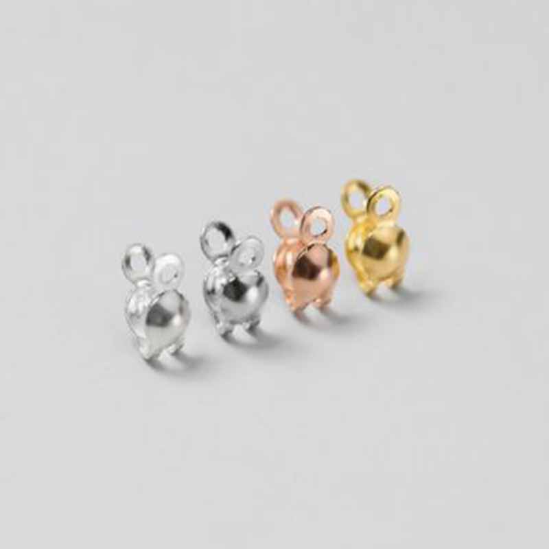 4 Stück Echte Reine 925 Sterli – Charm Bracelet Beads Bewertung und Preis