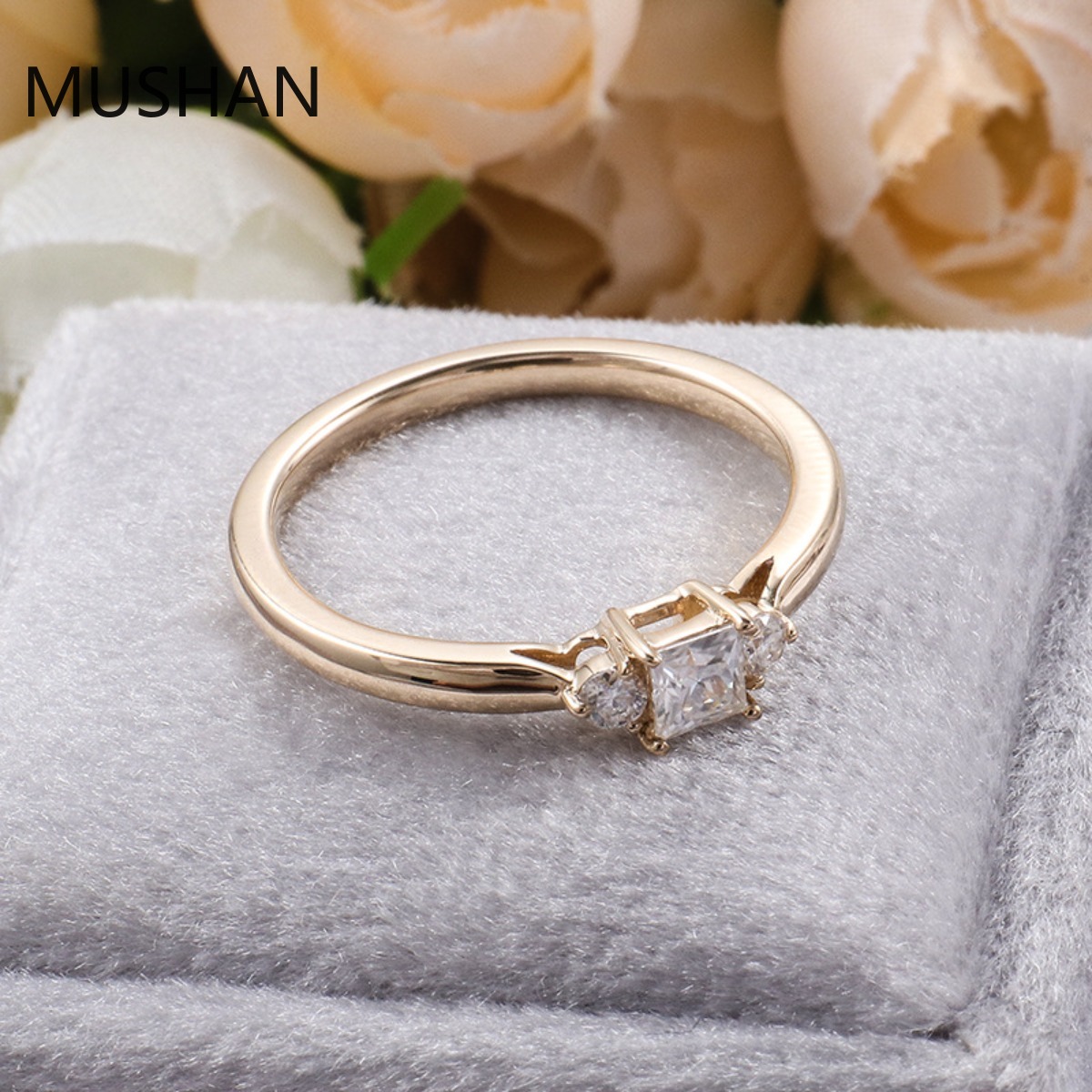 MUSHAN Luxus Maßgefertigte 14K – Moissanite Ring Bewertung und Preis