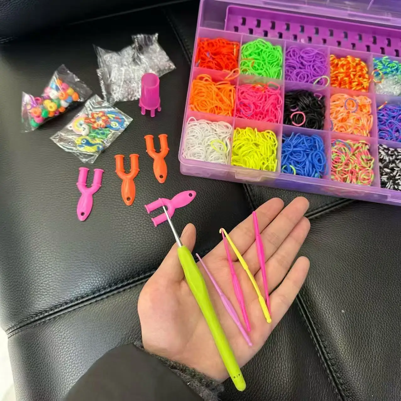 4800 Loom Bands Set, Gummibänd – Charm Bracelet Beads Bewertung und Preis