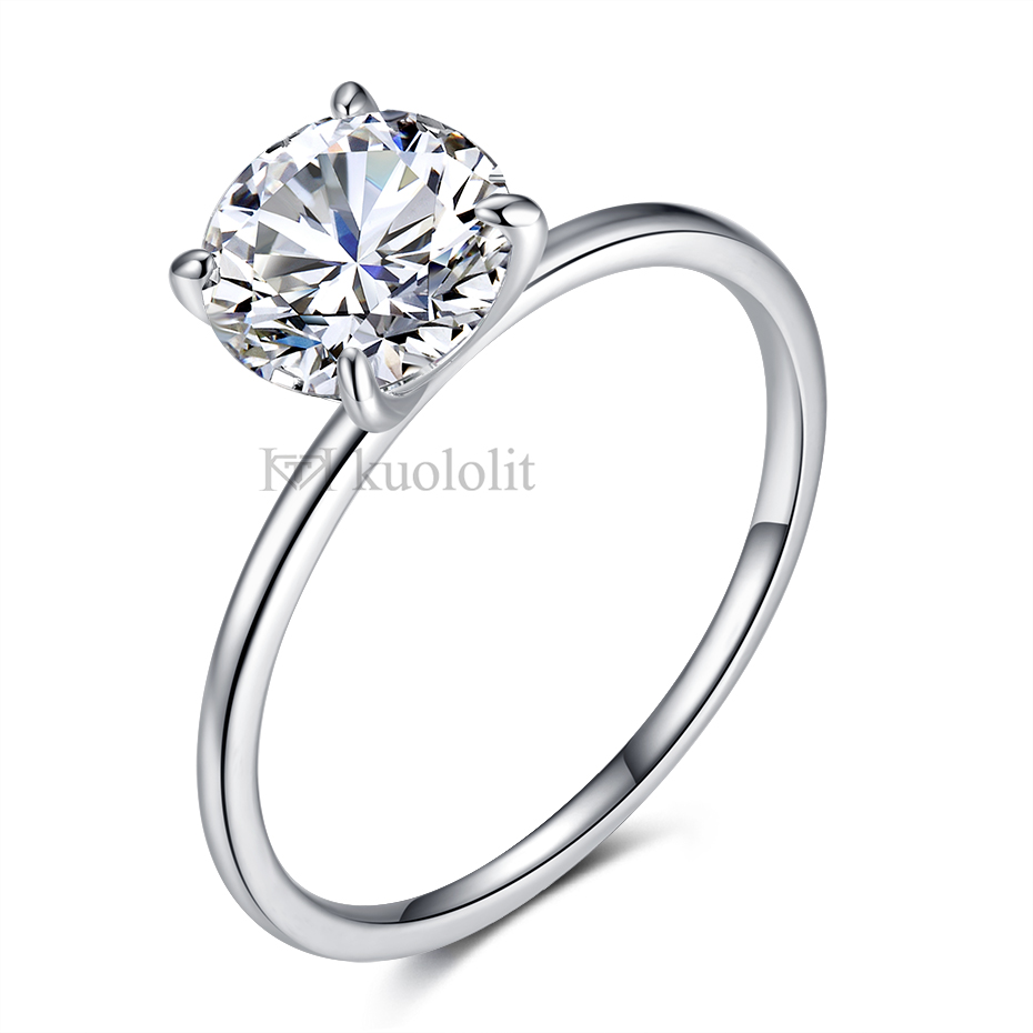 1CT-2CT Runder Schliff 8,0mm D – Moissanite Ring Bewertung und Preis