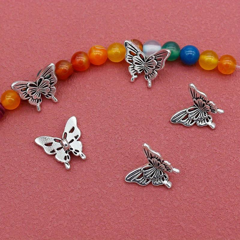 10PCS Silver Butterfly Accesso – Butterfly Pendant Necklace Bewertung und Preis