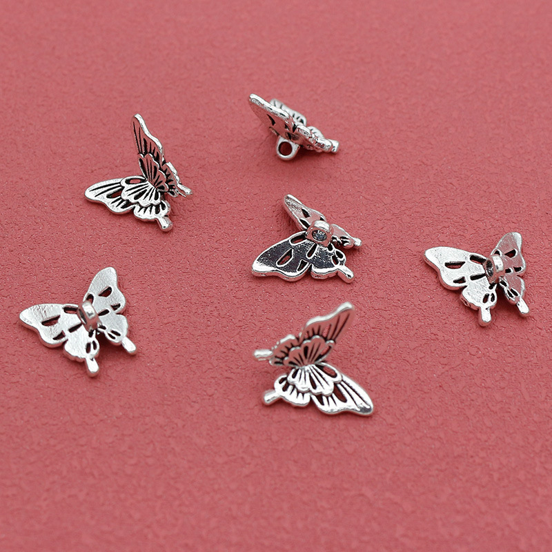 10PCS Silver Butterfly Accesso – Butterfly Pendant Necklace Bewertung und Preis