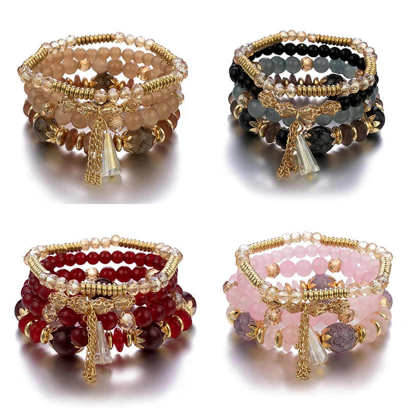 4-teiliges neues Quasten-Charm – Charm Bracelet Beads Bewertung und Preis