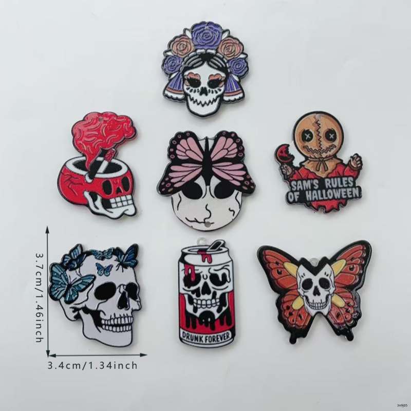 10 Stück Halloween-Anhänger im – Butterfly Pendant Necklace Bewertung und Preis