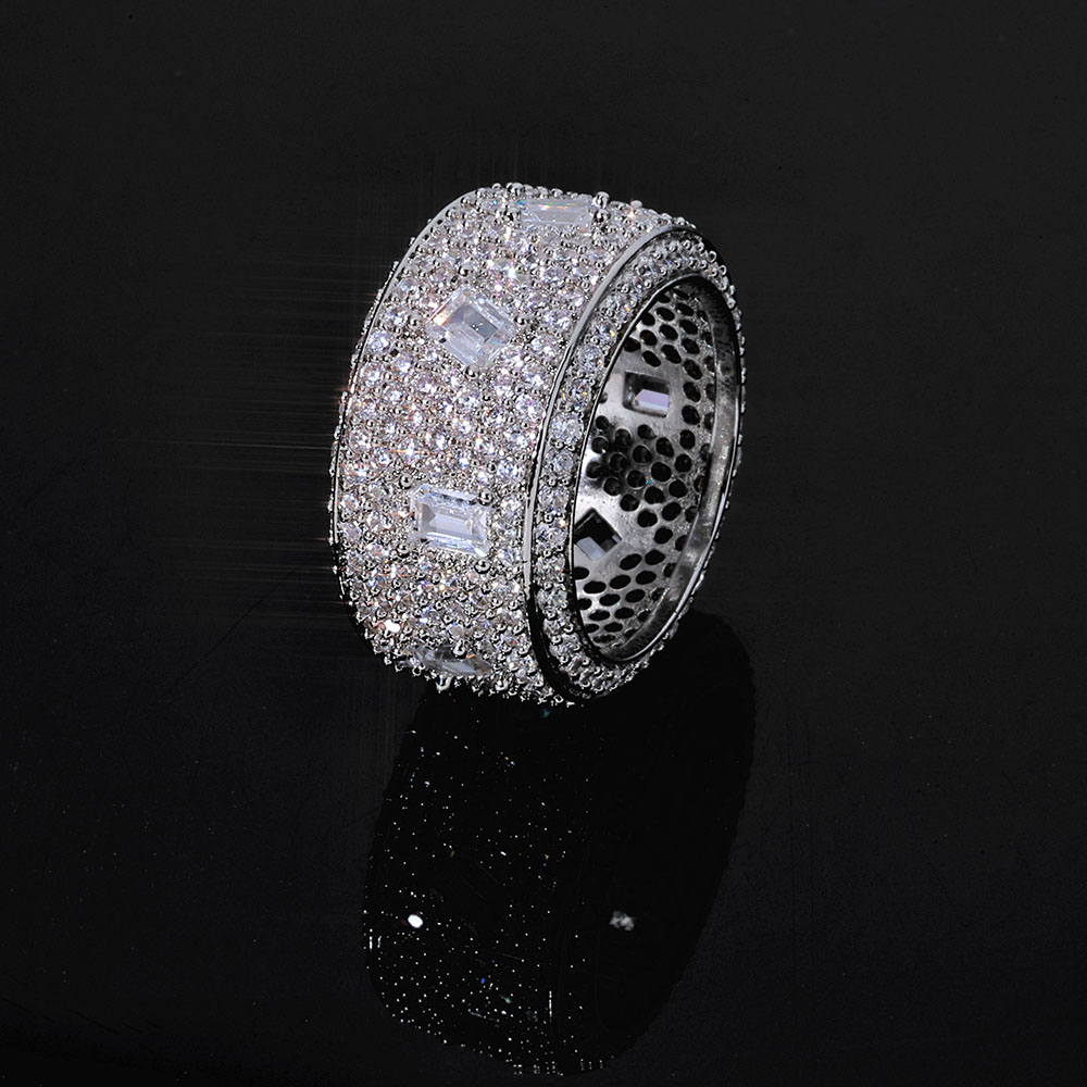 925 VVS Moissanit Ring Hip Hop – Moissanite Ring Bewertung und Preis