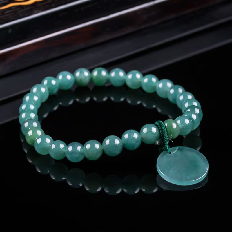 Natürlicher Jadeit Blauwasser- – Charm Bracelet Beads Bewertung und Preis