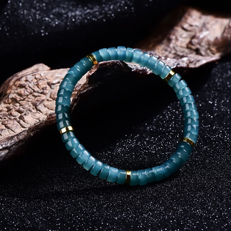 Natürliche Jadeit Blauwasser A – Charm Bracelet Beads Bewertung und Preis