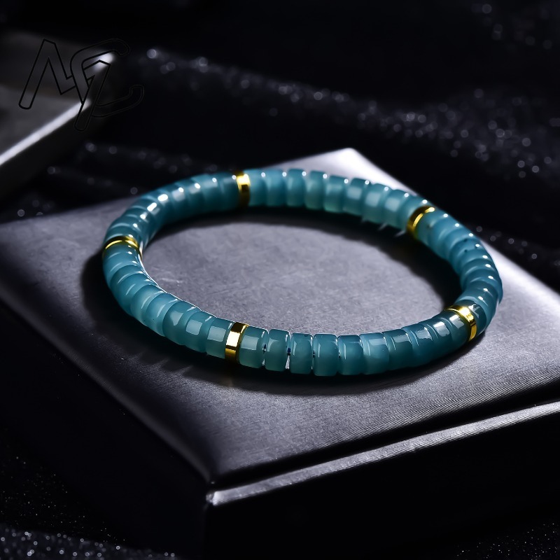 Natürliche Jadeit Blauwasser A – Charm Bracelet Beads Bewertung und Preis