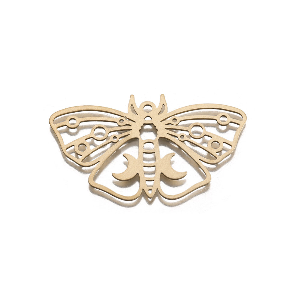 Raw Messing Motte Schmetterlin – Butterfly Pendant Necklace Bewertung und Preis