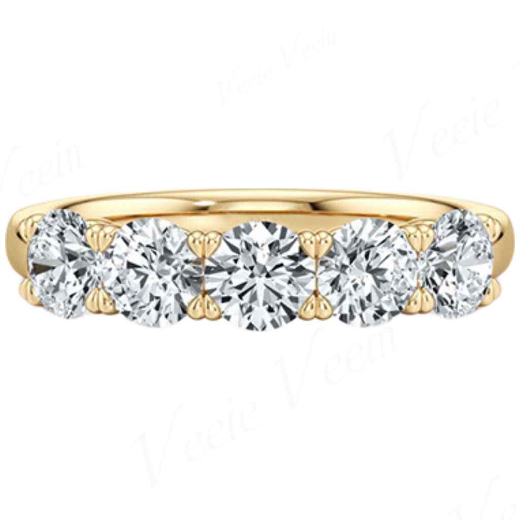 Veeie Veein Marken-Schmuck Dam – Moissanite Ring Bewertung und Preis