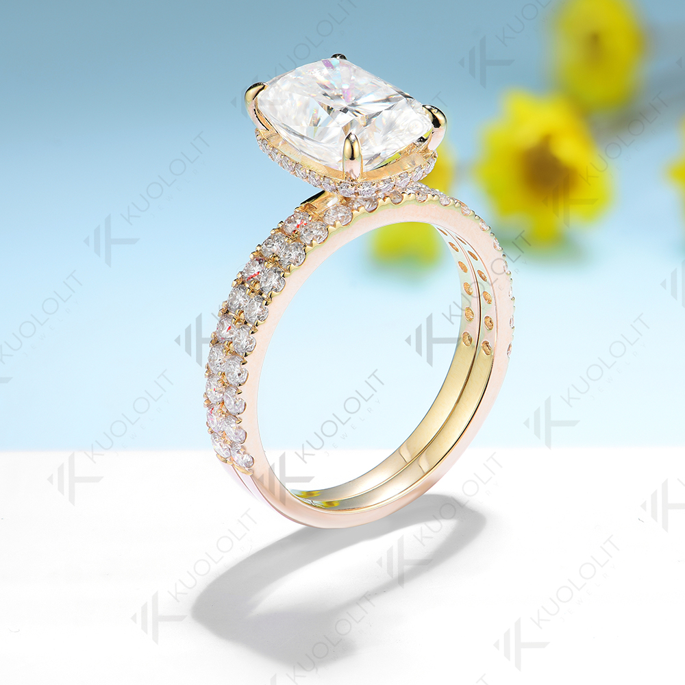 Unmarkierter Damenring mit län – Moissanite Ring Bewertung und Preis