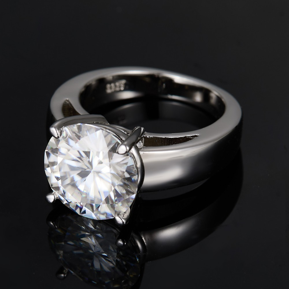 2 Karat D Farbe Moissanit Diam – Moissanite Ring Bewertung und Preis