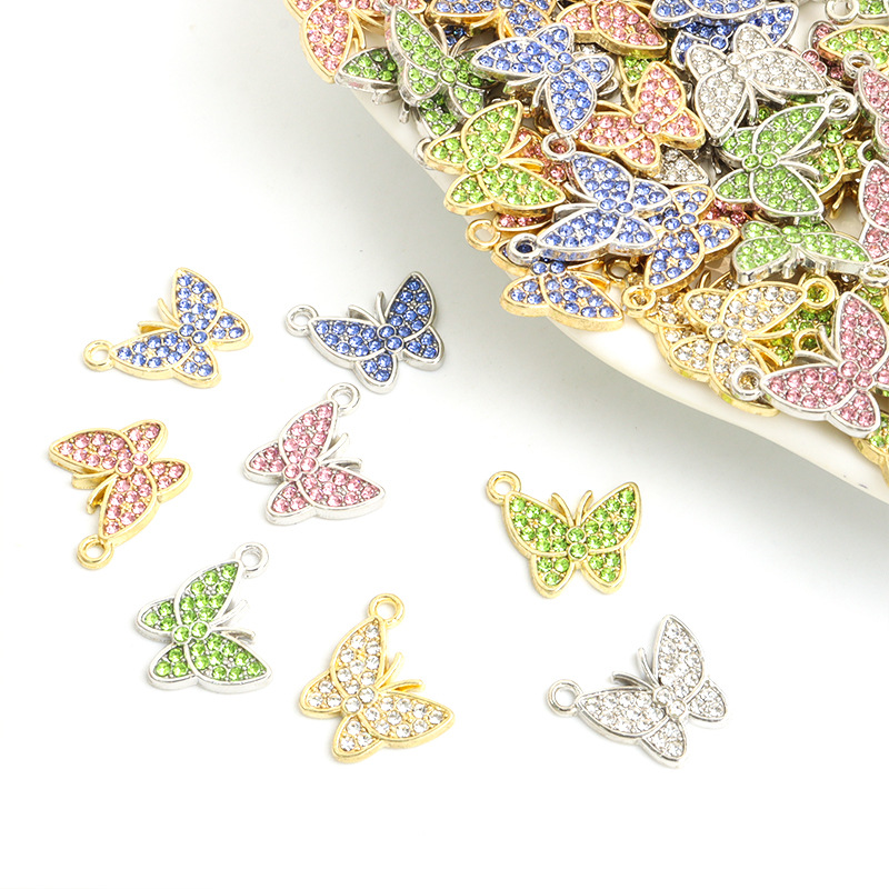 100 Stück/Lot Schmetterlingsan – Butterfly Pendant Necklace Bewertung und Preis