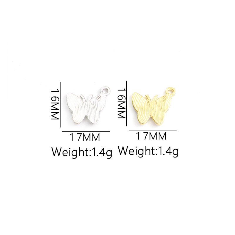 100 Stück/Lot Schmetterlingsan – Butterfly Pendant Necklace Bewertung und Preis