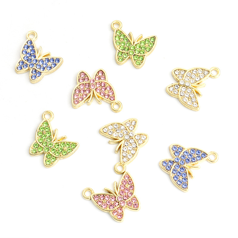 100 Stück/Lot Schmetterlingsan – Butterfly Pendant Necklace Bewertung und Preis